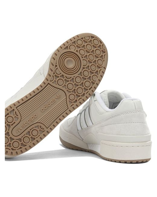 Adidas Originals White "Forum Low Classic" Low Sneakers