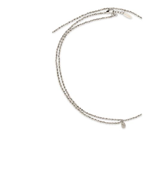 Brunello Cucinelli White Chain Necklace