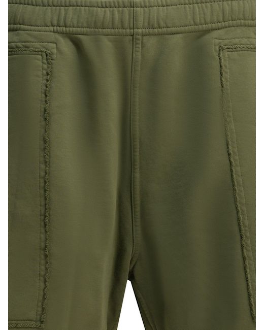 Stone Island Green Jogger Shorts for men