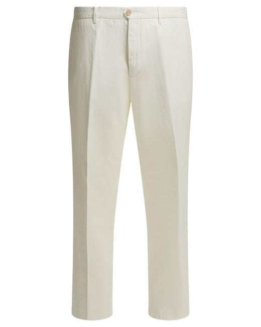 Briglia 1949 White Trousers for men