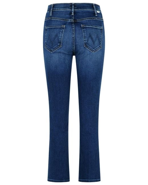 Mother Blue The Hustler Cotton Jeans