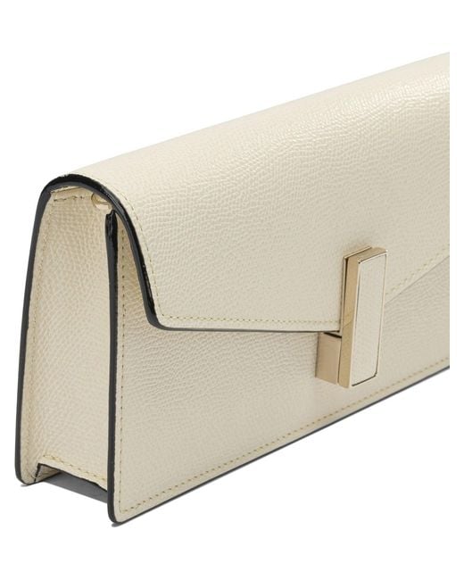 Valextra Natural Clutch "Iside" With Chain