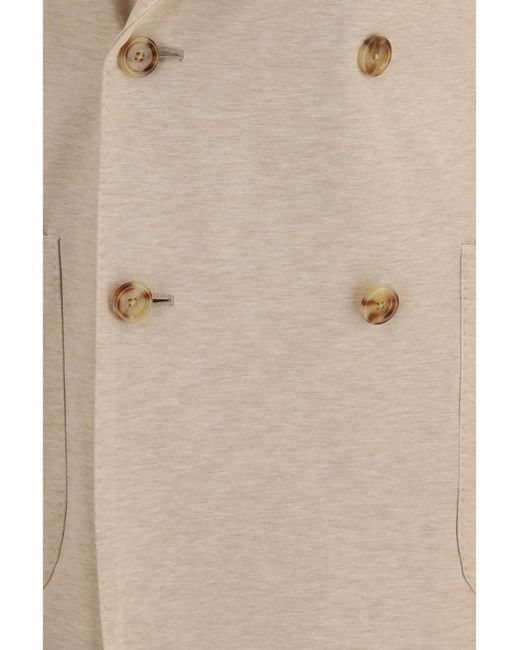 Lardini Natural Jacket Double-Breasted for men