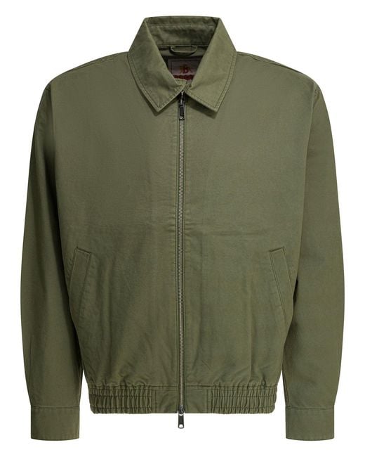 Baracuta Green Cotton Jacket for men