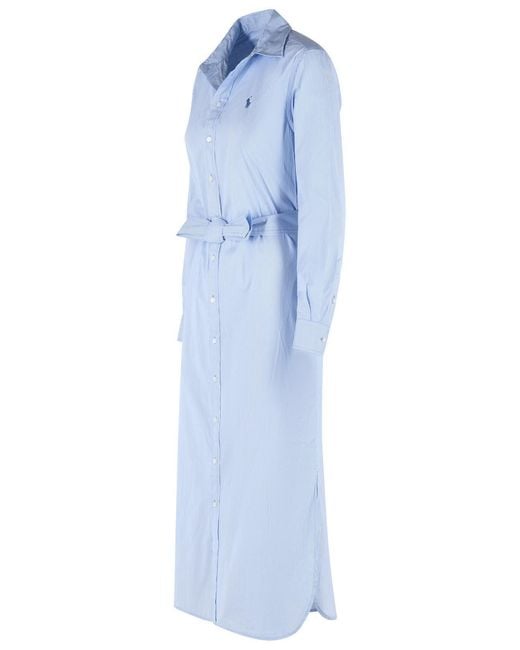Polo Ralph Lauren Blue Cotton Dress