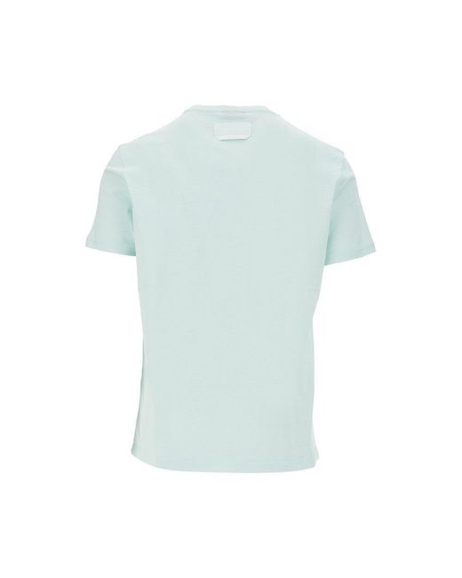 Emporio Armani Blue Sea Animals Print Swimwear T-Shirt for men
