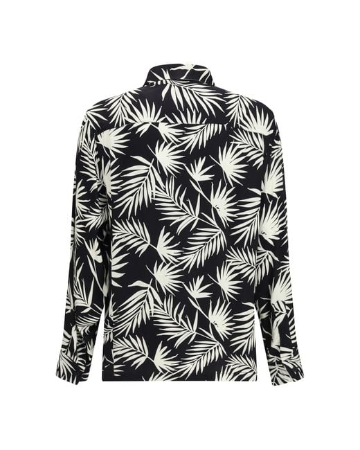 Laneus White Bowling Shirt for men
