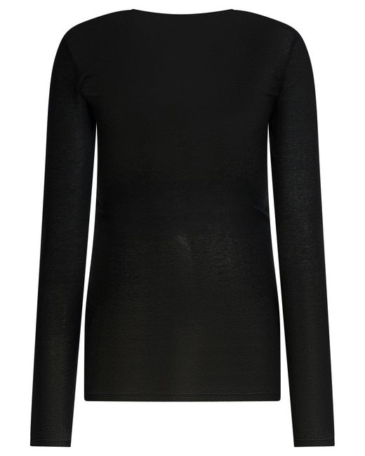 Soeur Black Cotton T-Shirt