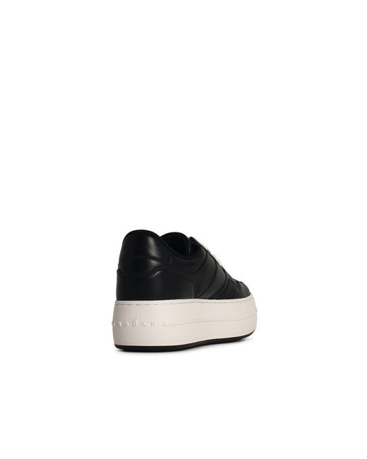 Hogan Black H670 Leather Sneakers