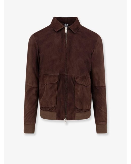 Men's Brown Suede Jacket