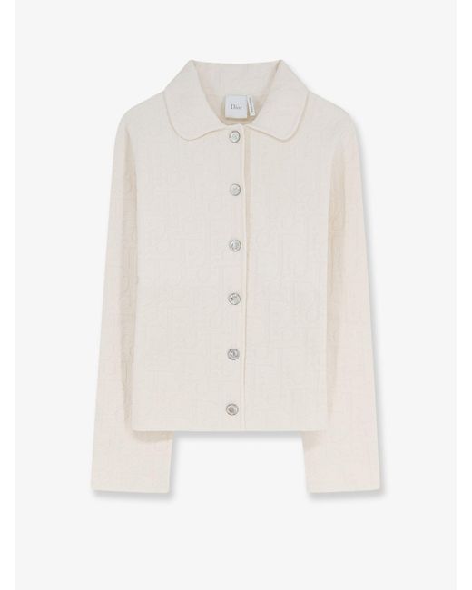 Dior White Dior Dior Oblique Fabric Blazer