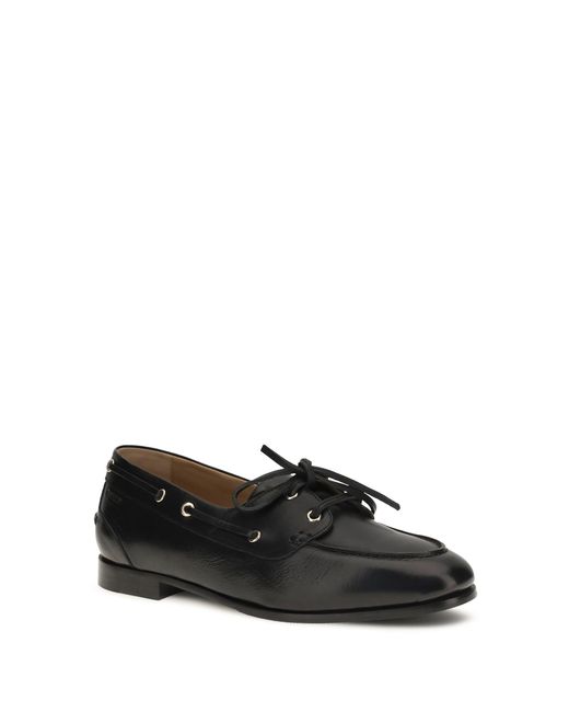 Bally White Loafers Plume