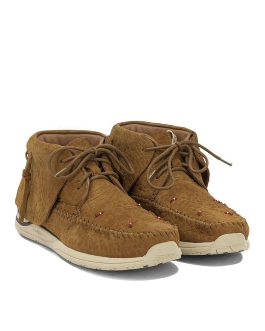 Visvim Brown "Lhamo Folk" Lace-Up Boots