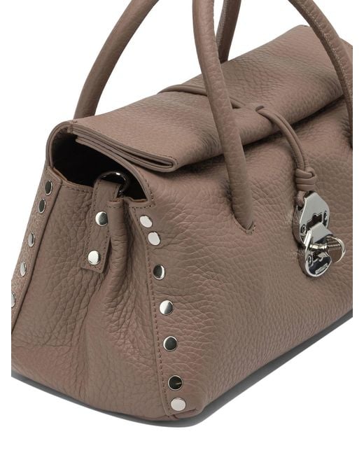 Zanellato Metallic Handbags Brown