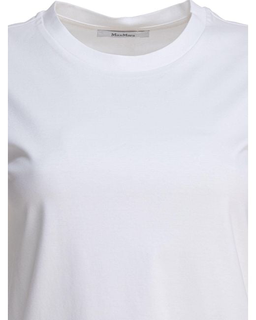 Max Mara Pure White T-Shirts