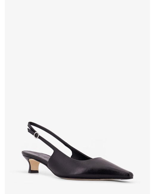 Aeyde White Catrina Leather Pumps