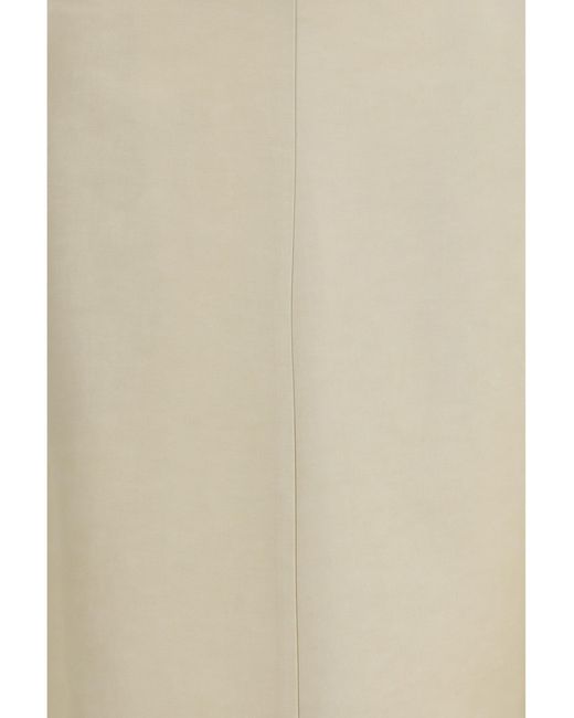 P.A.R.O.S.H. White P.A.R.O..H. Wide Midi Skirt