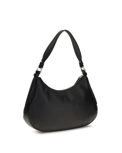 Coccinelle Black Small Boheme Shoulder Bag Noir