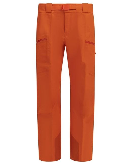 Arc'teryx Orange "Sabre" Technical Pants for men