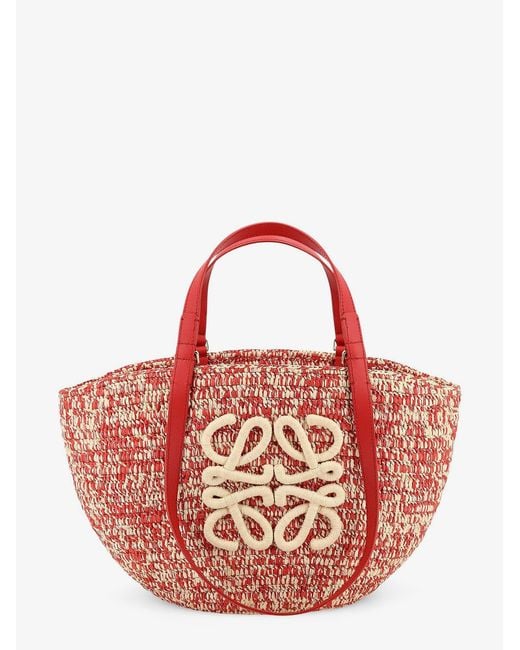 Loewe Pink Shoulder Bag Paula's Ibiza Medium Raffia