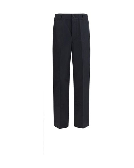 Prada Blue Technical Wide-Leg Pants for men