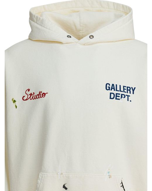 GALLERY DEPT. White Studio Hoodie for men