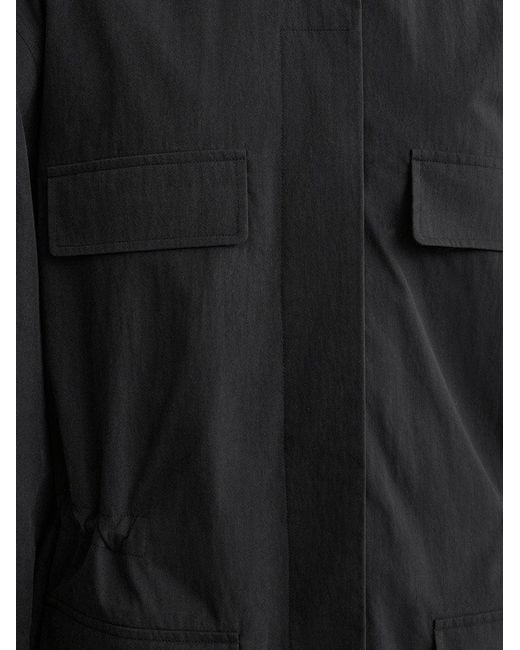 Totême Black Cotton Utility Jacket