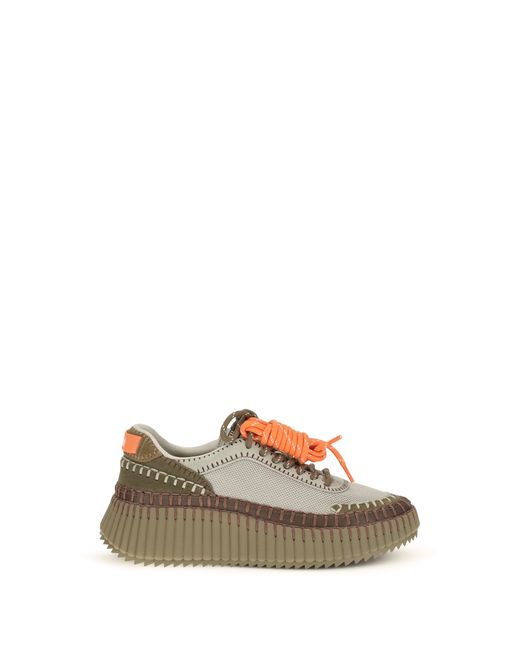Chloé Green Chloé Nama Sneakers