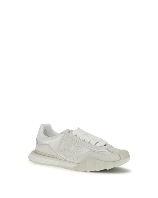Dolce & Gabbana White Dg Athletic Sneakers for men
