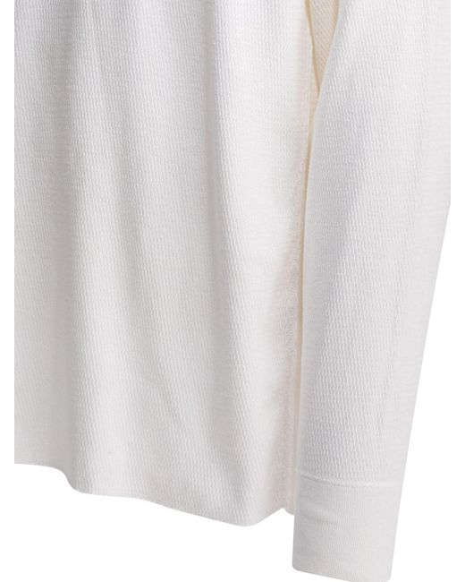 Kapital White Embroidered Logo T-Shirt for men