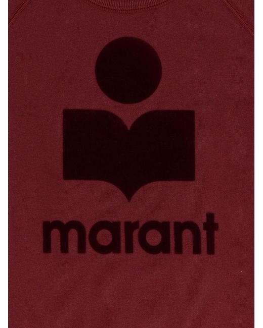 Isabel Marant Red Marant Etoile Milly Ny Recycled Material Sweatshirt