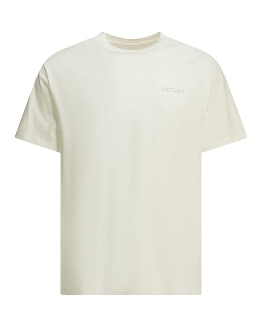 Arc'teryx White Kragg Sl Crewneck T-Shirt for men