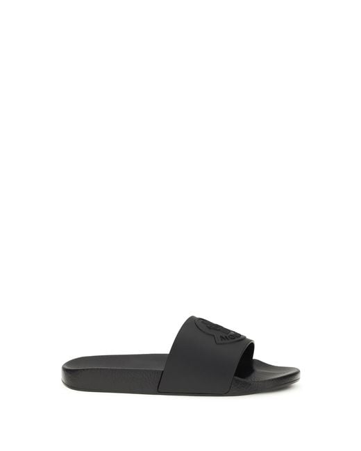 Men's White Rubber Slippers Basile