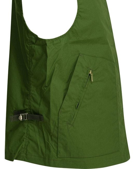Manifattura Ceccarelli Green "New Travel Vest" Sleeveless Jacket