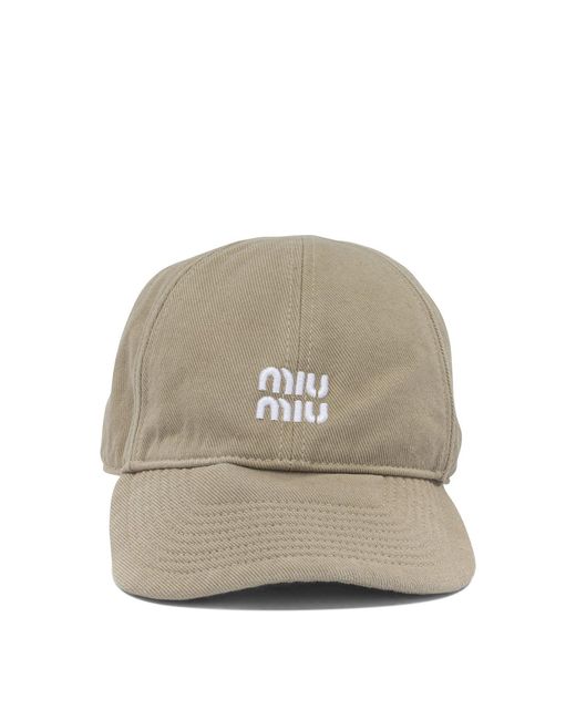 Women's Natural Baseball Cap With Logo