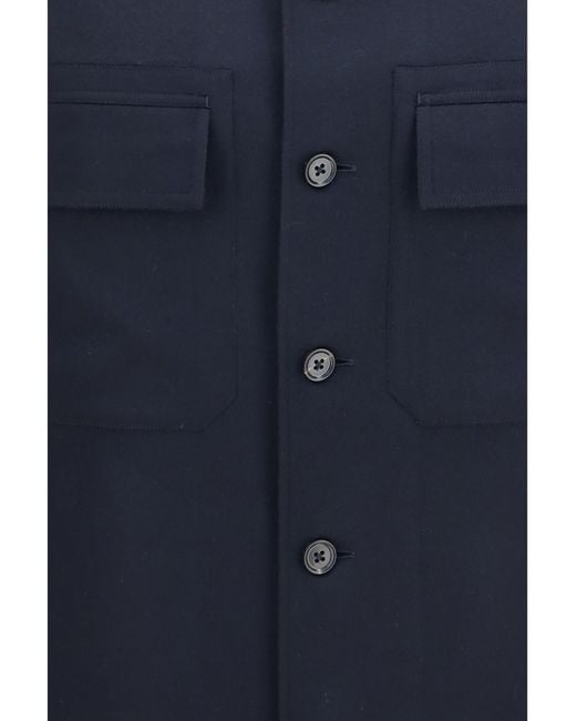 Zegna Blue Cashmere Jacket for men