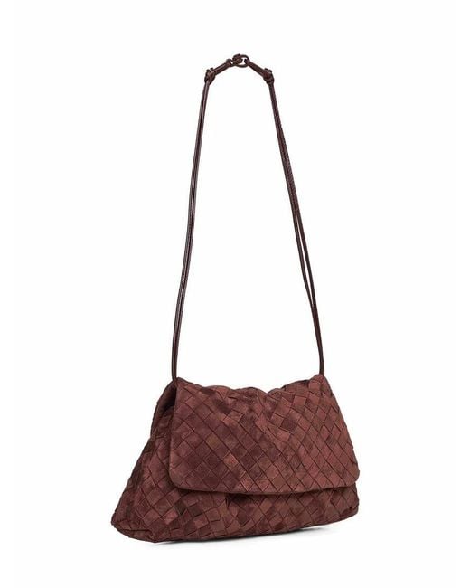 Bottega Veneta Red Medium Crossbody Bag
