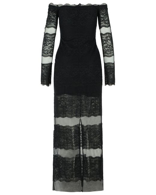 Blumarine Black Long Dress