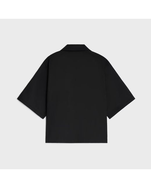 Céline Black "Scout" Short Sleeves Shirt
