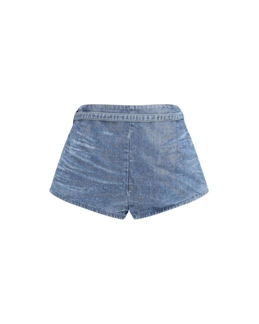 DIESEL Blue Cotton Shorts