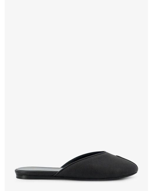 Jude White Date Flat Leather Sandals