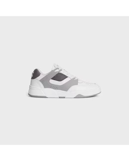 Céline White "Ct-09" Lace-Up Sneakers for men