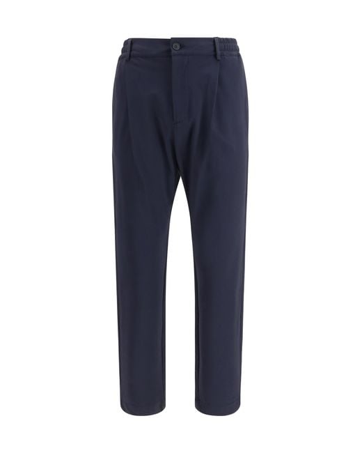 Cruna Blue Trousers Mitte for men
