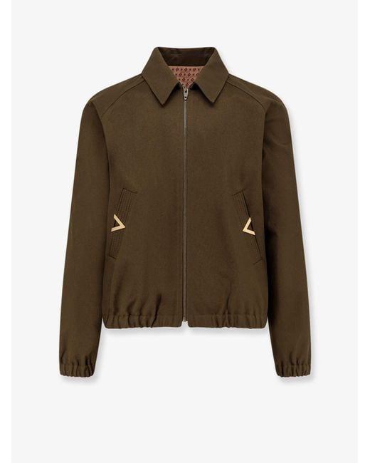 Men's Green Cotton Jacket