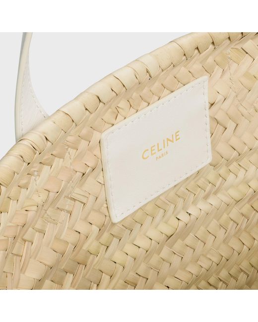 Céline Metallic Triomphe Panier Small Handbag