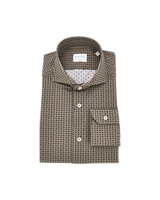 Xacus Brown Tailor Fit 'Active' Shirt for men