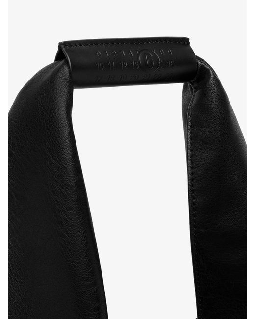 MM6 by Maison Margiela Black Japanese Triangular Tote Bag