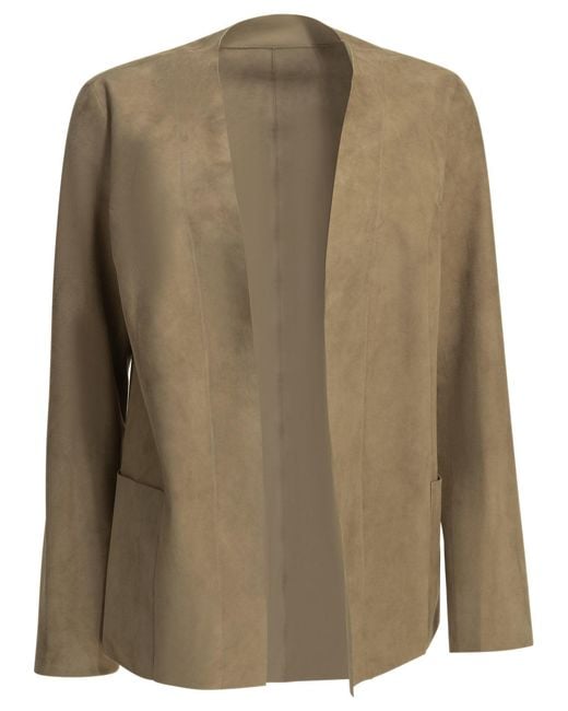 Salvatore Santoro Brown Suede Blazer