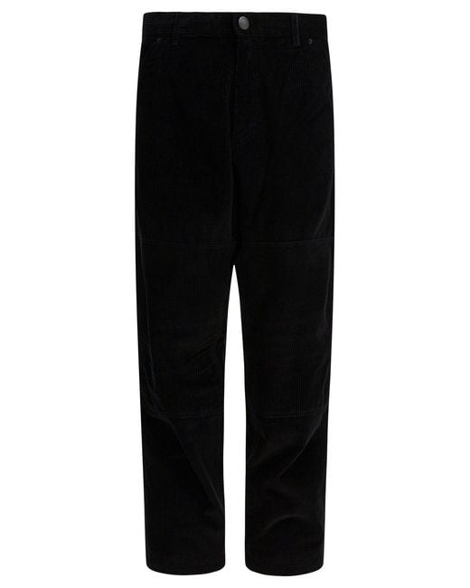 Moncler Black Corduroy Pants for men