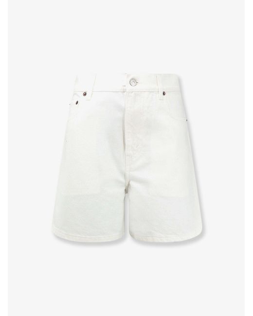 Women's White 001 Denim Shorts